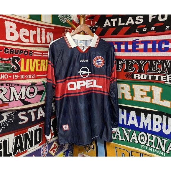 Bayern Munich | Men’s Large Retro Long-Sleeve Jersey - Picture 6 of 7